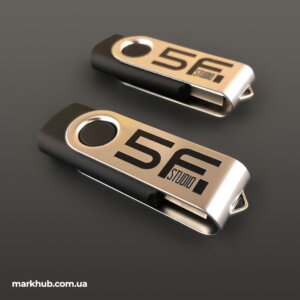 УФ-печать логотипа на флешках