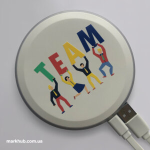 Цветная печать на беспроводном зарядном устройстве