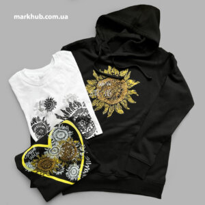 Нанесение цветных принтов с помощью ДТФ