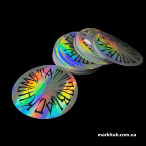 Здивуй своїх клієнтів оригінальними стікерами на голографічній плівці - друкарня Львів