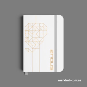 Оцените чистоту и стиль с нашим белоснежным блокнотом для компании Snouz