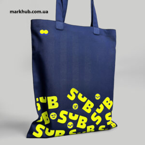 Шопер с ярким брендированием, придающий стилю и индивидуальности вашему бренду