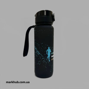 Бутылки с макетом, нанесенным по кругу