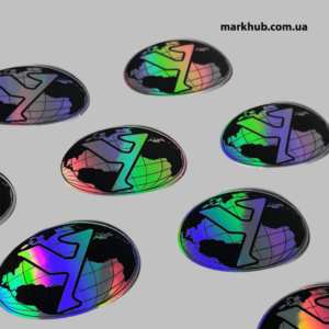 Голографические стикеры с эффектным блеском и полной прорезью